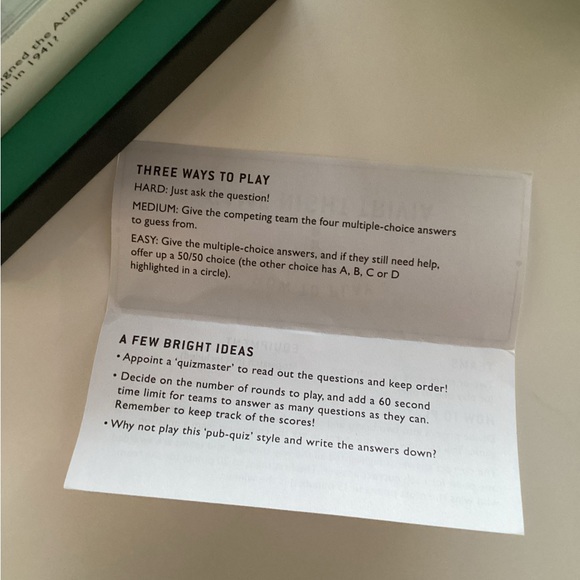 GENTLEMAN’S HARDWARE Game Night Trivia - Picture 4 of 7